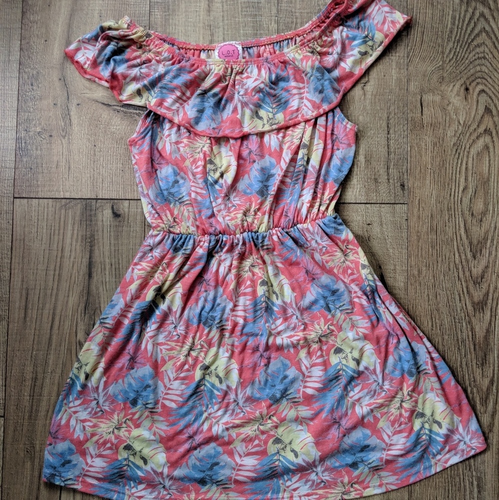 Size 14 Floral Off the Shoulder Tunic